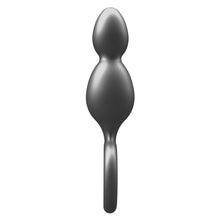 Load image into Gallery viewer, ToyJoy Buttocks The Plugger 2 Balls Metallic Silicone Plug
