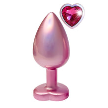 Load image into Gallery viewer, Gleaming Love Pearl Pink Butt Plug Large
