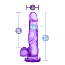 Load image into Gallery viewer, B Yours Sweet N Hard Purple Dildo
