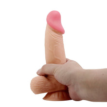 Load image into Gallery viewer, Duvall Sliding Skin Dildo - 7.6 Inches - Pretty Love
