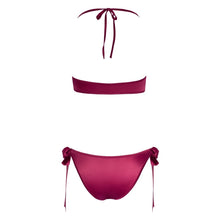 Load image into Gallery viewer, Cottelli Tie Up Bra And Briefs Set Red
