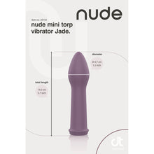 Load image into Gallery viewer, Nude Jade Mini Torp Vibrator
