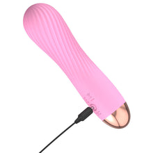 Load image into Gallery viewer, Cuties Silk Touch Rechargeable Mini Vibrator Pink
