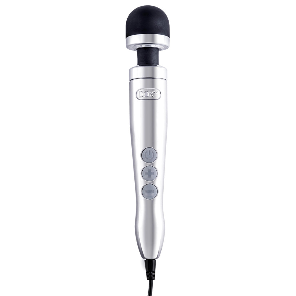 Silver Doxy Wand Massager Number 3 (UK Plug)