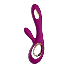 Load image into Gallery viewer, Lelo Soraya Wave Rose Dual Waterproof Rechargeable Vibrator
