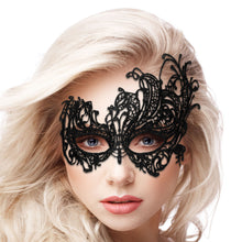 Load image into Gallery viewer, Ouch Royal Black Lace Mask
