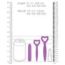 Load image into Gallery viewer, Ouch Silicone Vaginal Dilator Set Purple
