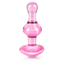 Load image into Gallery viewer, Icicles No.75 Pink Heart Glass Butt Plug
