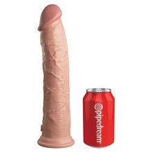 Load image into Gallery viewer, King Cock Elite!!! -  11 Inch Dual Density Cock Dildo - Flesh Pink
