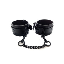 Load image into Gallery viewer, Rouge Garments Plain Black Wrist Cuffs
