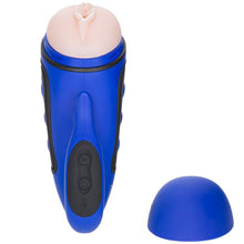 Load image into Gallery viewer, Apollo Alpha Stroker 2 Rechargeable Blue Masturbator
