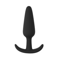 Load image into Gallery viewer, Beginners Size Slim Butt Plug Black
