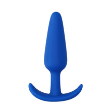 Load image into Gallery viewer, Beginners Size Slim Butt Plug Blue
