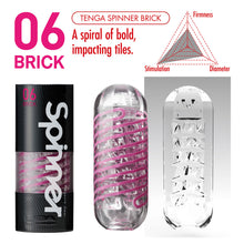 Load image into Gallery viewer, Tenga 06 Brick Spinner Masturbator
