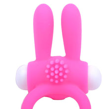 Load image into Gallery viewer, Cockring With Rabbit Ears Pink
